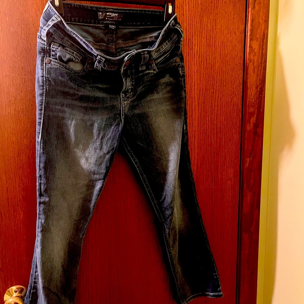 Silver Jean Suki Capris W28 L22 1/2.